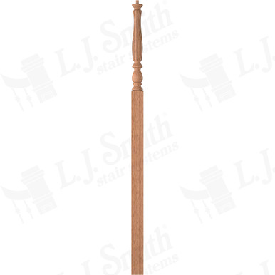 L.J. Smith 3-1/4" Intermediate Landing Newel · LJF-3918-O — stair parts selection with LeviArs Design & Remodeling