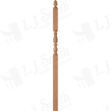 L.J. Smith 3-1/4" Intermediate Landing Newel · LJF-3946-O — stair parts selection with LeviArs Design & Remodeling