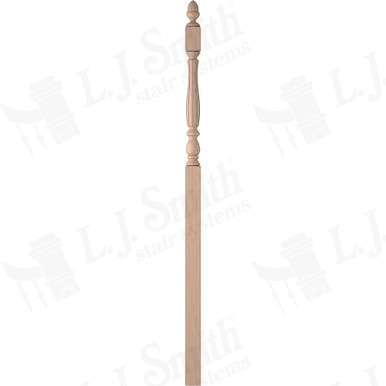 L.J. Smith 3-1/4" Intermediate Landing Newel · LJF-3958-B — stair parts selection with LeviArs Design & Remodeling