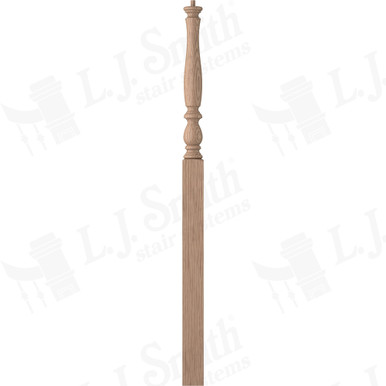 L.J. Smith 3-1/4" Intermediate Landing Newel · LJP-3915-HK — stair parts selection with LeviArs Design & Remodeling