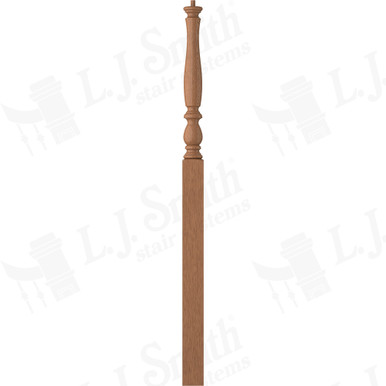 L.J. Smith 3-1/4" Intermediate Landing Newel · LJP-3915-WO — stair parts selection with LeviArs Design & Remodeling
