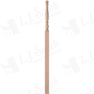 L.J. Smith 3-1/4" Intermediate Landing Newel · LJP-3918-B — stair parts selection with LeviArs Design & Remodeling