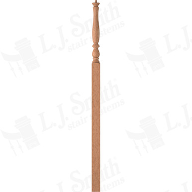 L.J. Smith 3-1/4" Intermediate Landing Newel · LJP-3918-O — stair parts selection with LeviArs Design & Remodeling