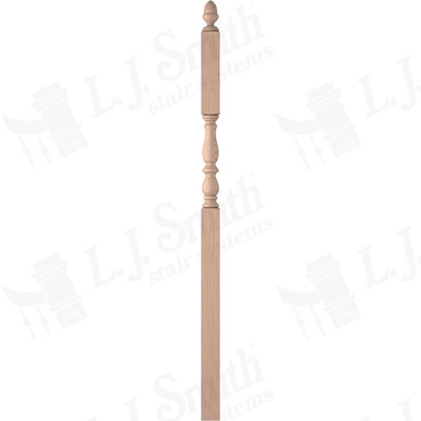 L.J. Smith 3-1/4" Intermediate Landing Newel · LJP-3946-B — stair parts selection with LeviArs Design & Remodeling