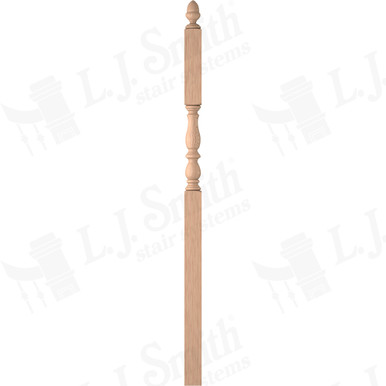 L.J. Smith 3-1/4" Intermediate Landing Newel · LJP-3946-H — stair parts selection with LeviArs Design & Remodeling