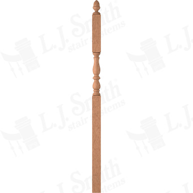 L.J. Smith 3-1/4" Intermediate Landing Newel · LJP-3946-O — stair parts selection with LeviArs Design & Remodeling