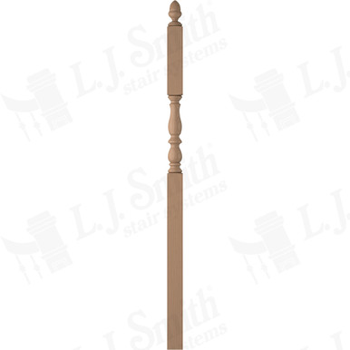 L.J. Smith 3-1/4" Intermediate Landing Newel · LJP-3946-P — stair parts selection with LeviArs Design & Remodeling