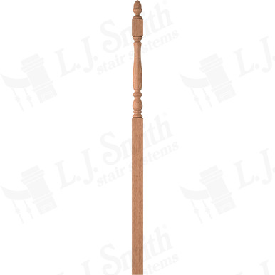 L.J. Smith 3-1/4" Intermediate Landing Newel · LJP-3958-O — stair parts selection with LeviArs Design & Remodeling
