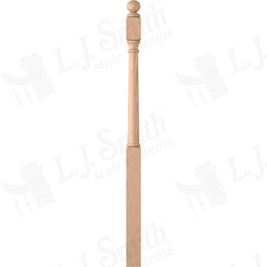 L.J. Smith 3-1/4" Long Utility Newel · LJ-4042BT-H — stair parts selection with LeviArs Design & Remodeling