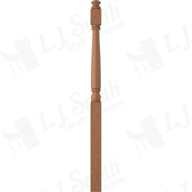 L.J. Smith 3-1/4" Long Utility Newel · LJ-4182-WO — stair parts selection with LeviArs Design & Remodeling