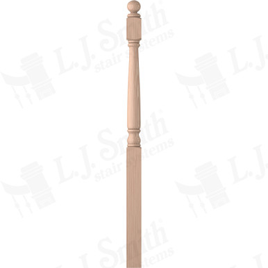L.J. Smith 3-1/4" Long Utility Newel · LJ-4182BT-B — stair parts selection with LeviArs Design & Remodeling