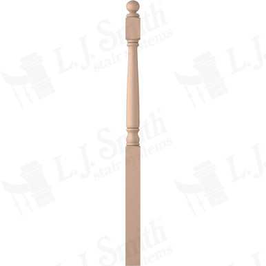 L.J. Smith 3-1/4" Long Utility Newel · LJ-4182BT-M — stair parts selection with LeviArs Design & Remodeling