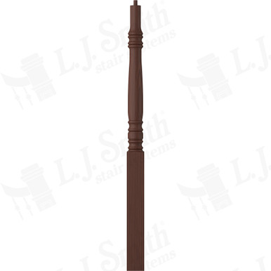 L.J. Smith 3-1/4" Long Utility Newel · LJ-4274-W — stair parts selection with LeviArs Design & Remodeling