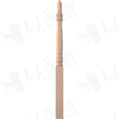 L.J. Smith 3-1/4" Long Utility Newel · LJ-42748-B — stair parts selection with LeviArs Design & Remodeling