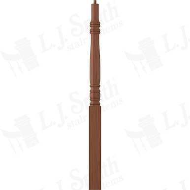 L.J. Smith 3-1/4" Long Utility Newel · LJ-42748-C — stair parts selection with LeviArs Design & Remodeling