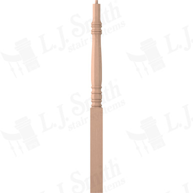 L.J. Smith 3-1/4" Long Utility Newel · LJ-42748-HM — stair parts selection with LeviArs Design & Remodeling