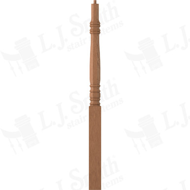 L.J. Smith 3-1/4" Long Utility Newel · LJ-42748-WO — stair parts selection with LeviArs Design & Remodeling