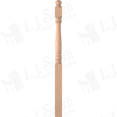 L.J. Smith 3-1/4" Long Utility Newel · LJ-4504-H — stair parts selection with LeviArs Design & Remodeling