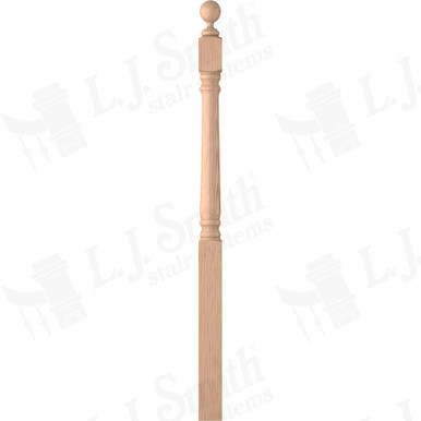 L.J. Smith 3-1/4" Long Utility Newel · LJ-4902-H — stair parts selection with LeviArs Design & Remodeling