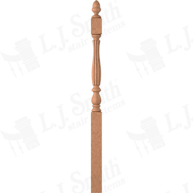 L.J. Smith 3-1/4" Long Utility Newel · LJB-3942-O — stair parts selection with LeviArs Design & Remodeling
