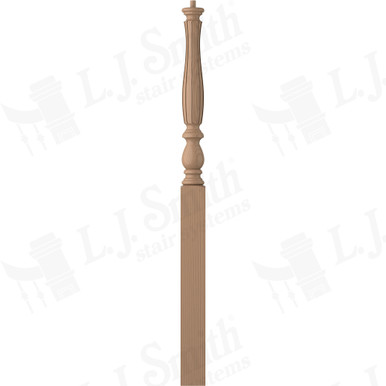 L.J. Smith 3-1/4" Long Utility Newel · LJF-3914-P — stair parts selection with LeviArs Design & Remodeling