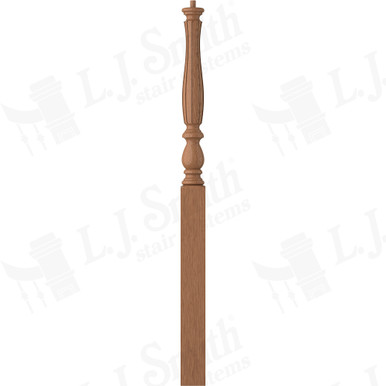 L.J. Smith 3-1/4" Long Utility Newel · LJF-3914-WO — stair parts selection with LeviArs Design & Remodeling