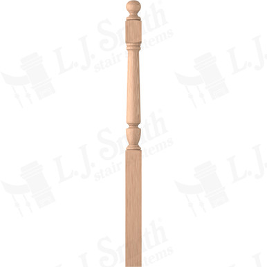 L.J. Smith 3-1/4" Long Utility Newel · LJP-3042BT-H — stair parts selection with LeviArs Design & Remodeling