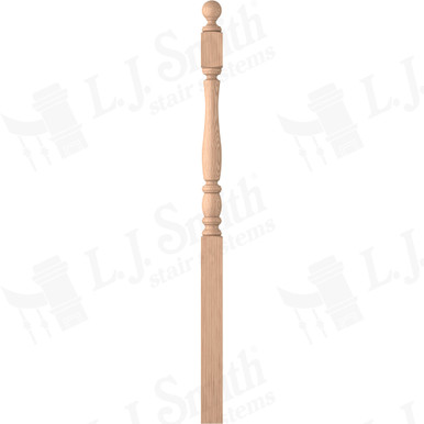 L.J. Smith 3-1/4" Long Utility Newel · LJP-3242BT-H — stair parts selection with LeviArs Design & Remodeling