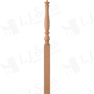 L.J. Smith 3-1/4" Long Utility Newel · LJP-3914-AL — stair parts selection with LeviArs Design & Remodeling