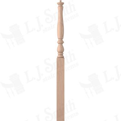 L.J. Smith 3-1/4" Long Utility Newel · LJP-3914-B — stair parts selection with LeviArs Design & Remodeling