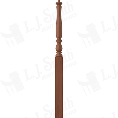 L.J. Smith 3-1/4" Long Utility Newel · LJP-3914-C — stair parts selection with LeviArs Design & Remodeling