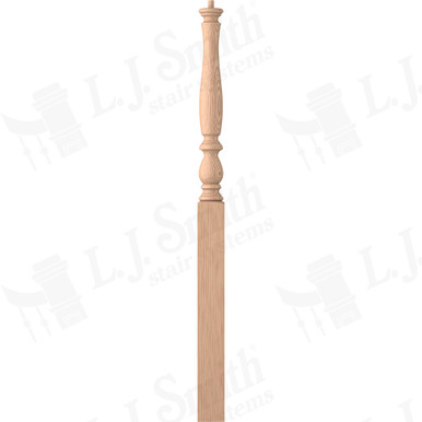 L.J. Smith 3-1/4" Long Utility Newel · LJP-3914-H — stair parts selection with LeviArs Design & Remodeling