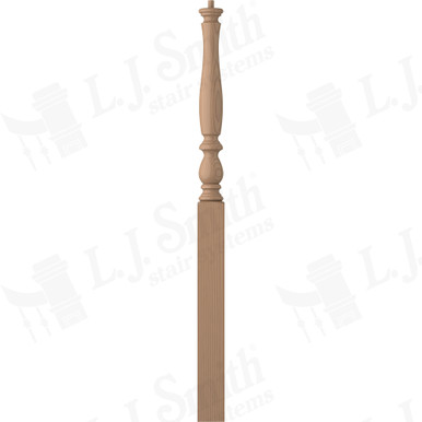 L.J. Smith 3-1/4" Long Utility Newel · LJP-3914-P — stair parts selection with LeviArs Design & Remodeling