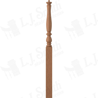 L.J. Smith 3-1/4" Long Utility Newel · LJP-3914-WO — stair parts selection with LeviArs Design & Remodeling