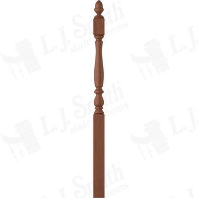 L.J. Smith 3-1/4" Long Utility Newel · LJP-3942-C — stair parts selection with LeviArs Design & Remodeling