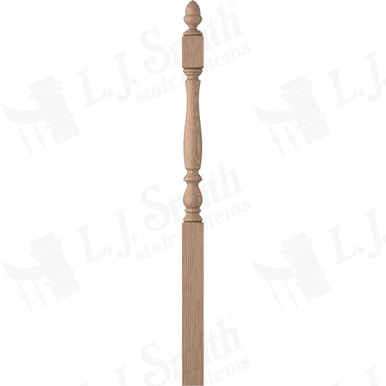 L.J. Smith 3-1/4" Long Utility Newel · LJP-3942-HK — stair parts selection with LeviArs Design & Remodeling