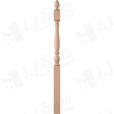 L.J. Smith 3-1/4" Long Utility Newel · LJP-3942-HM — stair parts selection with LeviArs Design & Remodeling