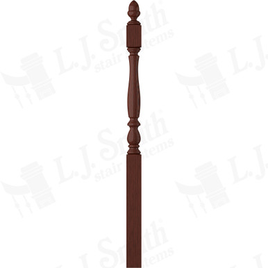 L.J. Smith 3-1/4" Long Utility Newel · LJP-3942-MH — stair parts selection with LeviArs Design & Remodeling