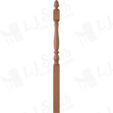L.J. Smith 3-1/4" Long Utility Newel · LJP-3942-WO — stair parts selection with LeviArs Design & Remodeling