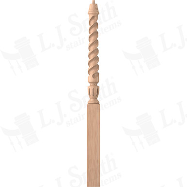 L.J. Smith 3-1/4" Long Utility Newel · LJT-3014-H — stair parts selection with LeviArs Design & Remodeling