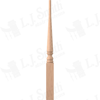 L.J. Smith 3-1/4" Pin Top Newel · LJ-4013PT-H — stair parts selection with LeviArs Design & Remodeling