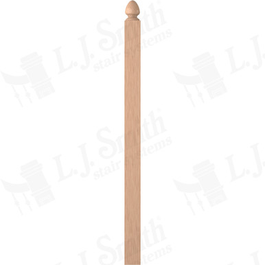 L.J. Smith 3-1/4" Second Floor Landing Newel · LJ-4005-H — stair parts selection with LeviArs Design & Remodeling