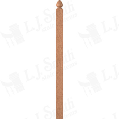 L.J. Smith 3-1/4" Second Floor Landing Newel · LJ-4005-O — stair parts selection with LeviArs Design & Remodeling