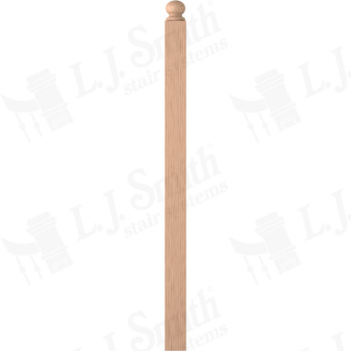 L.J. Smith 3-1/4" Second Floor Landing Newel · LJ-4005RT-H — stair parts selection with LeviArs Design & Remodeling