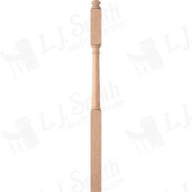 L.J. Smith 3-1/4" Second Floor Landing Newel · LJ-4045-H — stair parts selection with LeviArs Design & Remodeling