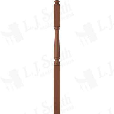 L.J. Smith 3-1/4" Second Floor Landing Newel · LJ-4185-C — stair parts selection with LeviArs Design & Remodeling