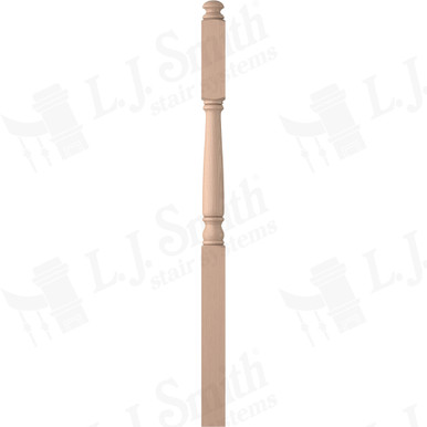 L.J. Smith 3-1/4" Second Floor Landing Newel · LJ-4185-M — stair parts selection with LeviArs Design & Remodeling