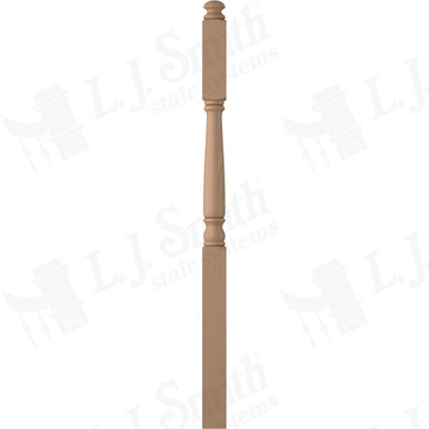 L.J. Smith 3-1/4" Second Floor Landing Newel · LJ-4185-P — stair parts selection with LeviArs Design & Remodeling