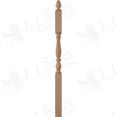 L.J. Smith 3-1/4" Second Floor Landing Newel · LJB-3945-P — stair parts selection with LeviArs Design & Remodeling