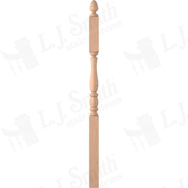 L.J. Smith 3-1/4" Second Floor Landing Newel · LJP-3245-H — stair parts selection with LeviArs Design & Remodeling
